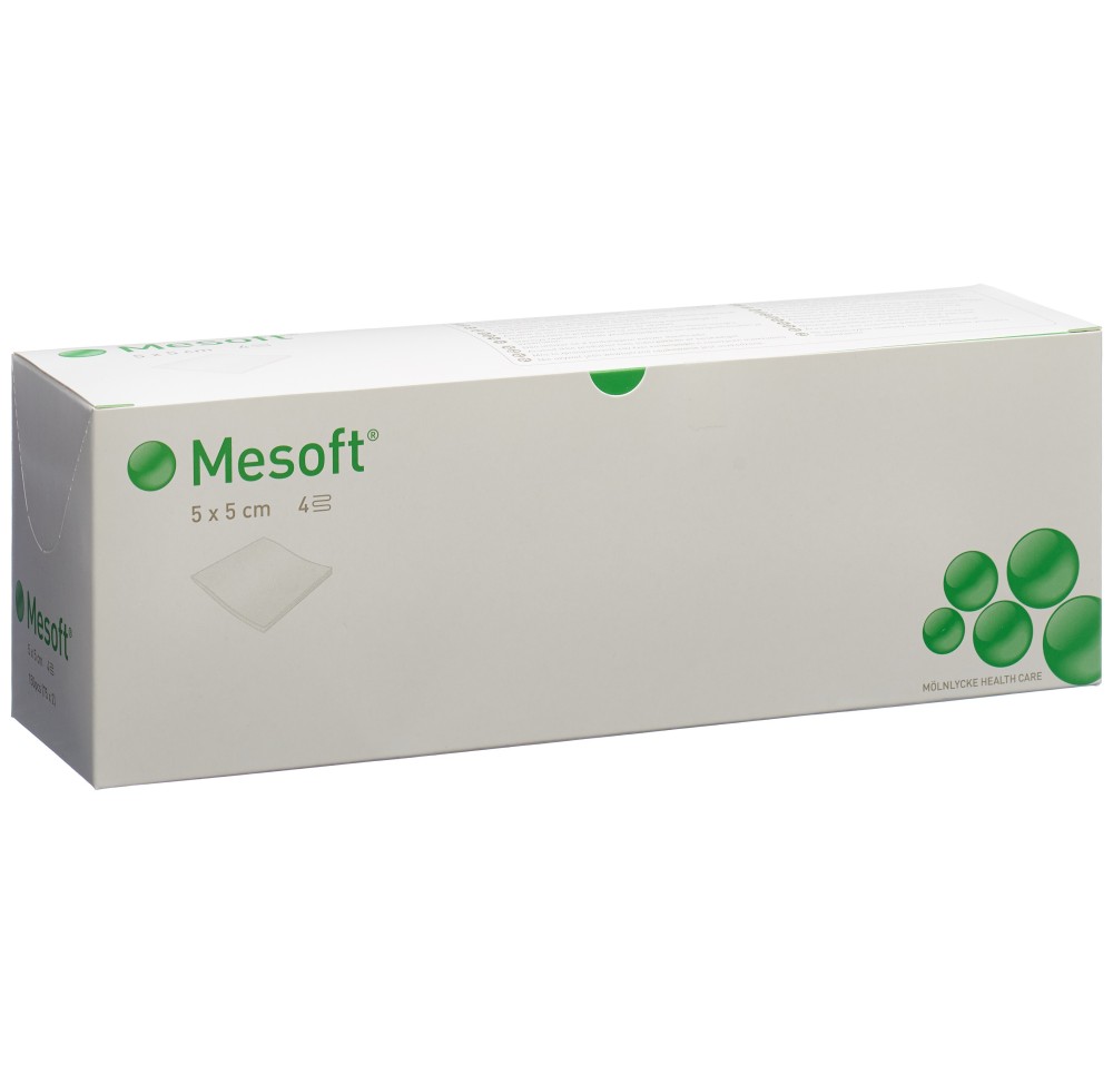 MESOFT NW compr non-tissé 5x5cm st 75 sach 2 pce