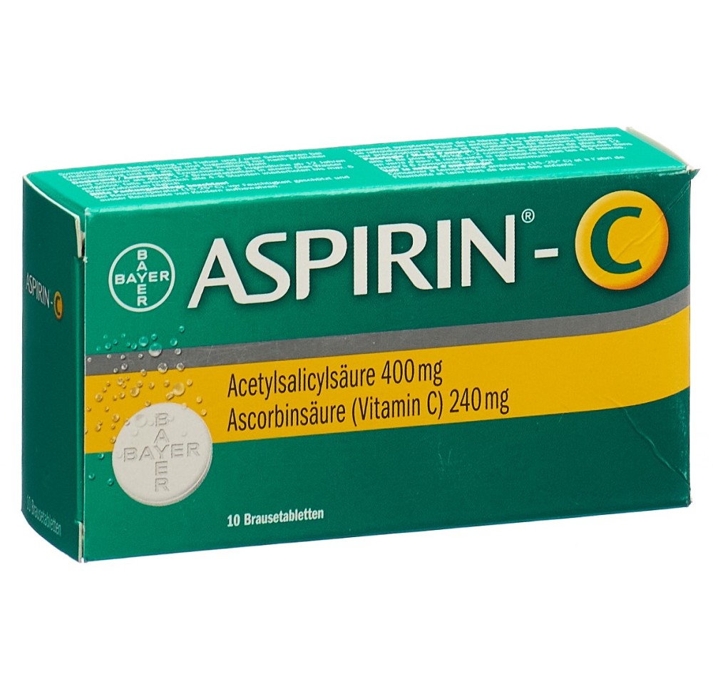 ASPIRINE C cpr eff sach 10 pce