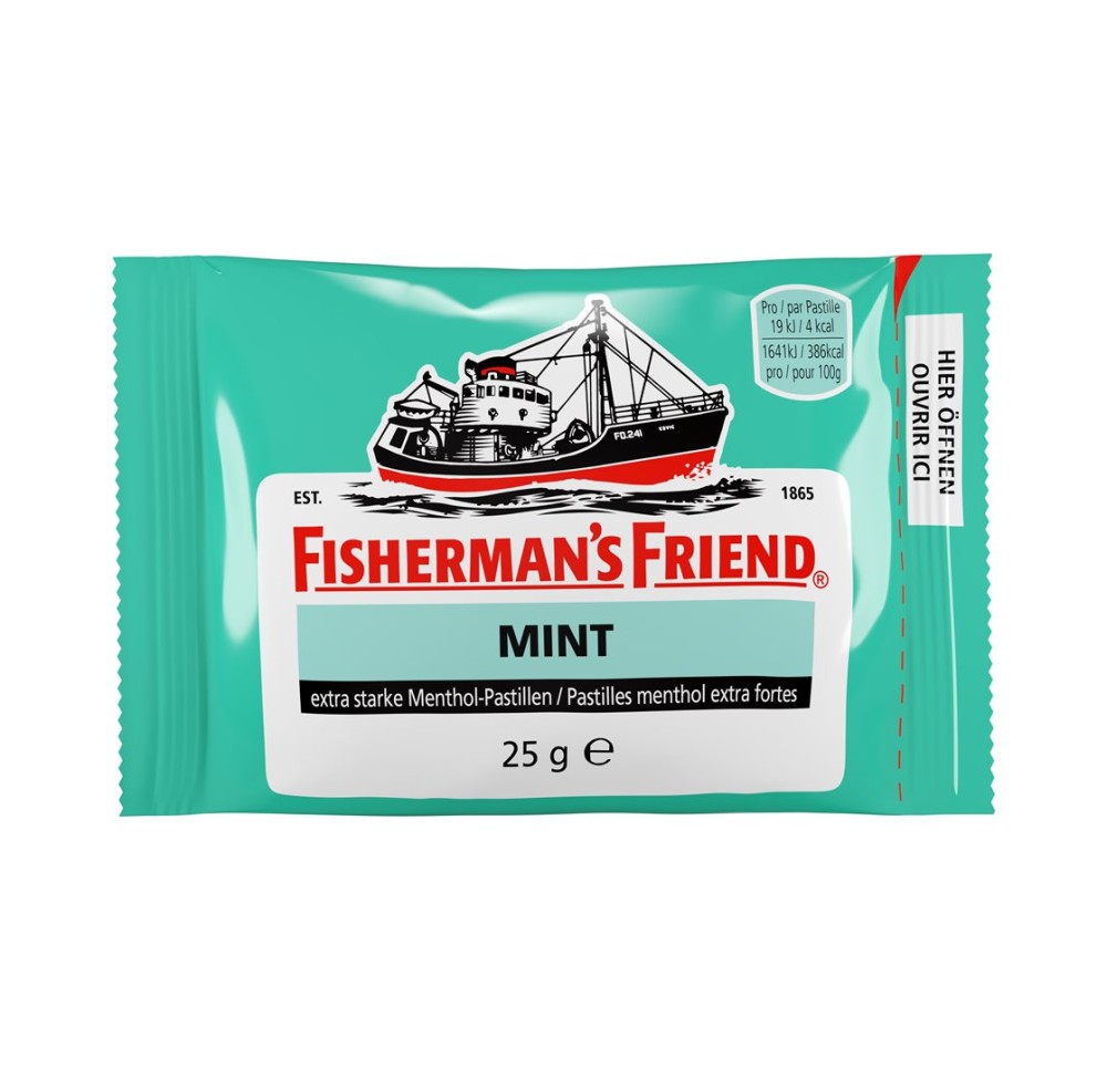 FISHERMAN'S FRIEND mint av suc sach 25 g