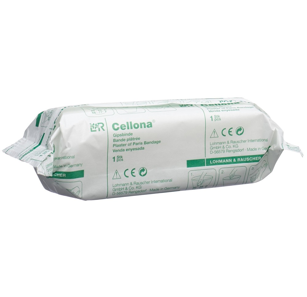 CELLONA bandes plâtrées 2.75mx12cm crémeus 12 pce