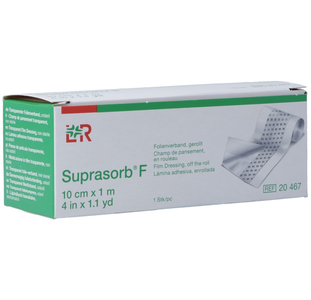 SUPRASORB F pansement film 10cmx1m n stér rouleau