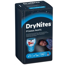 HUGGIES DRYNITES couches nuit M boy 4-7ans 10 pce