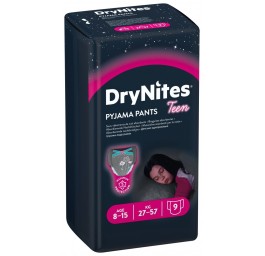 HUGGIES DRYNITES couches nuit L girl 8-15an 9 pce