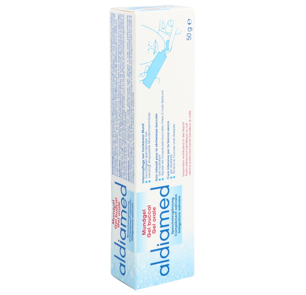ALDIAMED Gel buccal pr bouche sèche tb 50 g