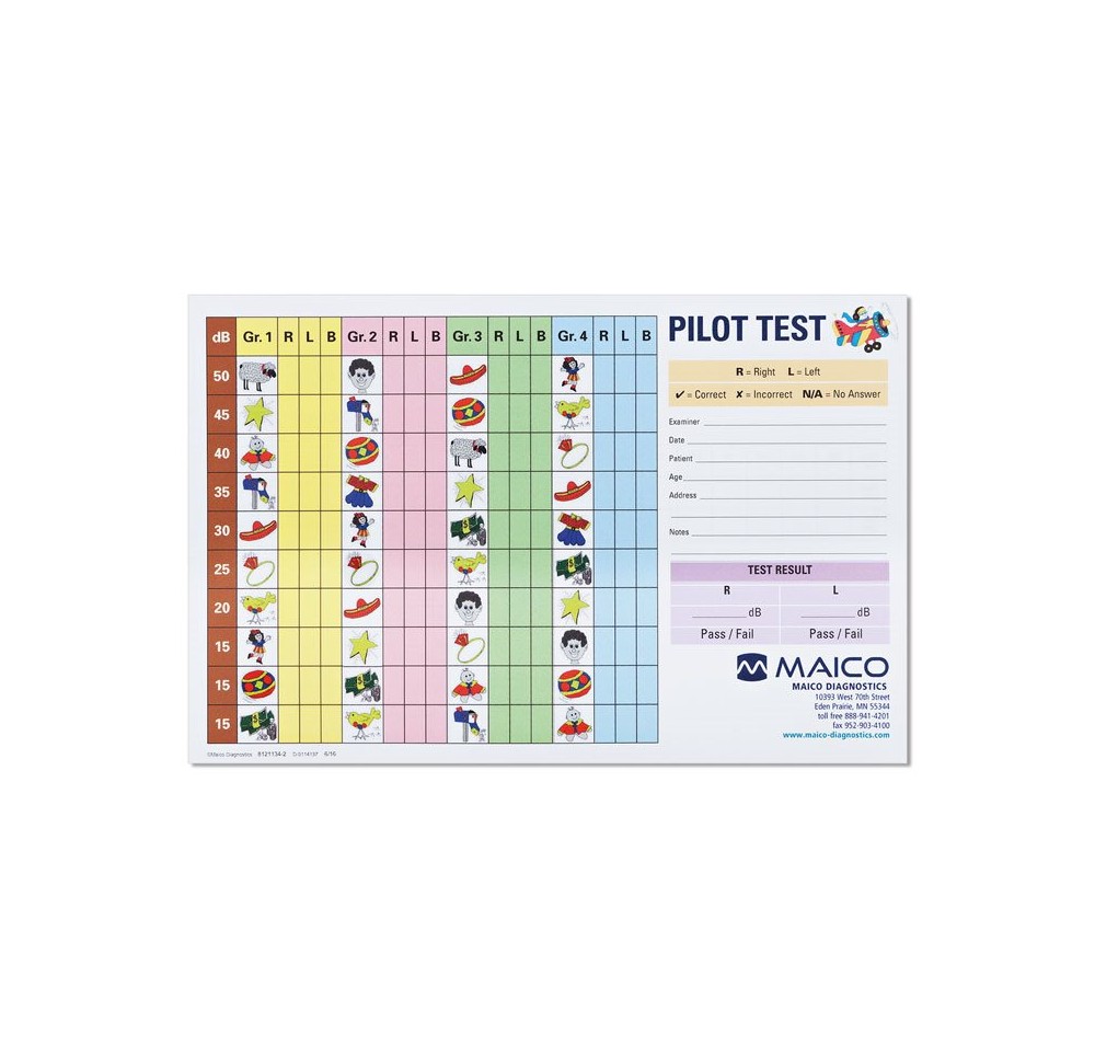 MAICO bloc d'évaluation audiomètre/teste pilote