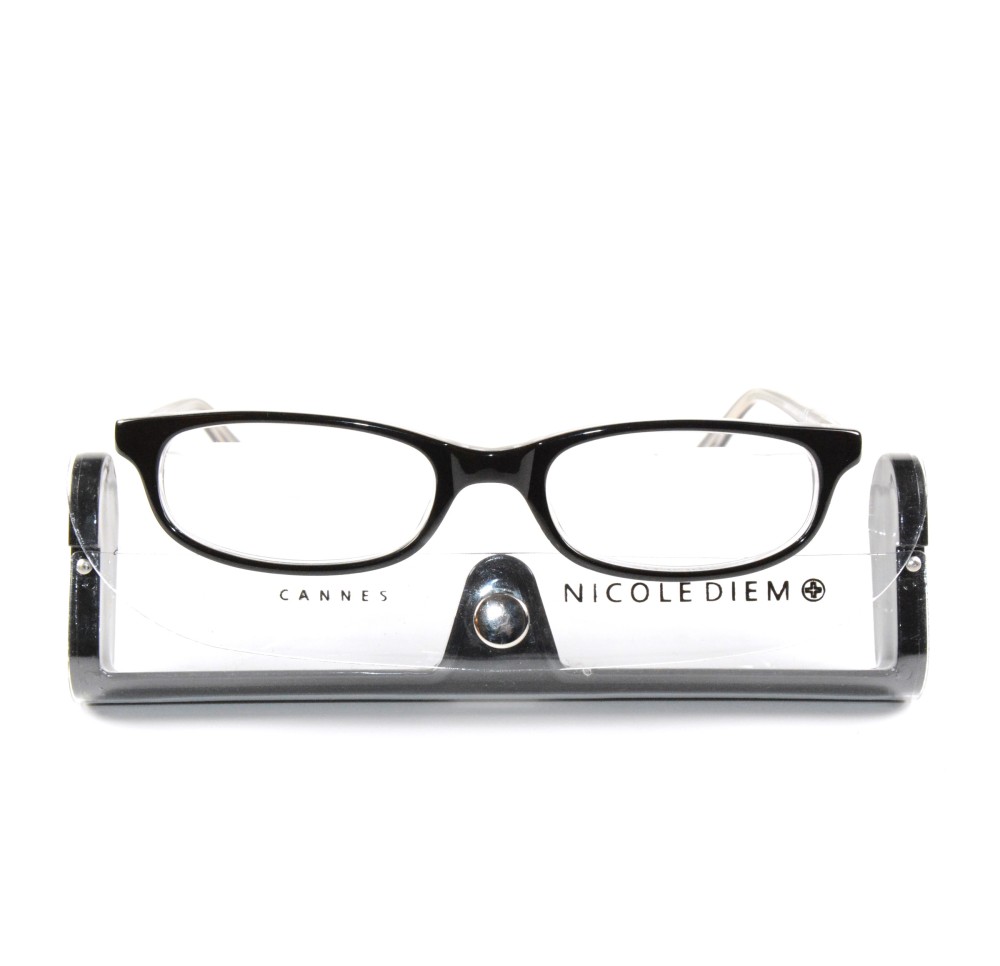 NICOLE DIEM lunettes lecture 2.00dpt Cannes black
