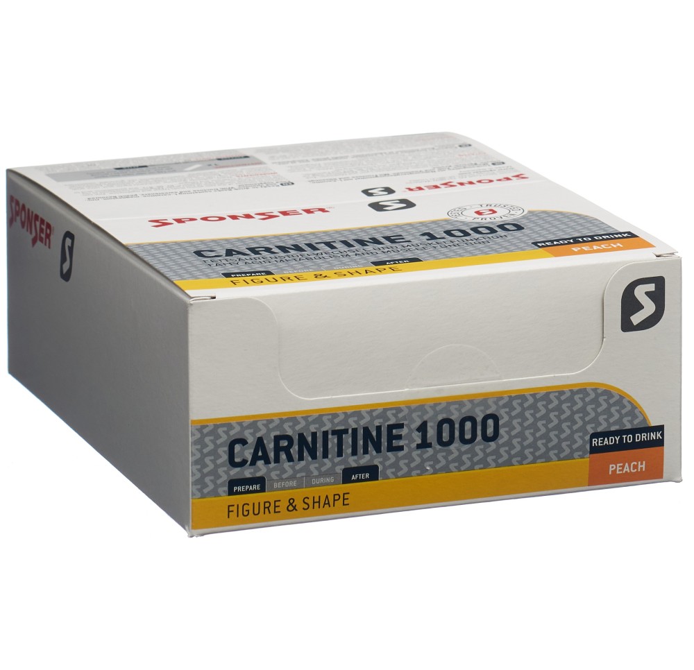 SPONSER Carnitin 1000 Peach 30 amp 25 ml
