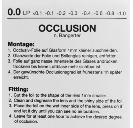 RYSER feuille d'occlusion 0.0