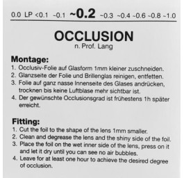 RYSER feuille d'occlusion ~0.2