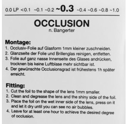 RYSER feuille d'occlusion ~0.3