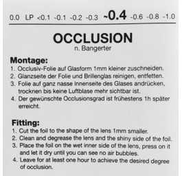 RYSER feuille d'occlusion ~0.4