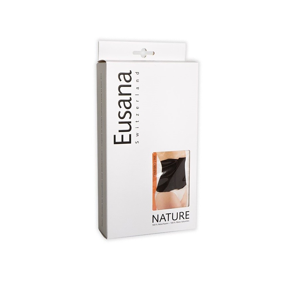 EUSANA chauffe-reins fermeture velcro M noir