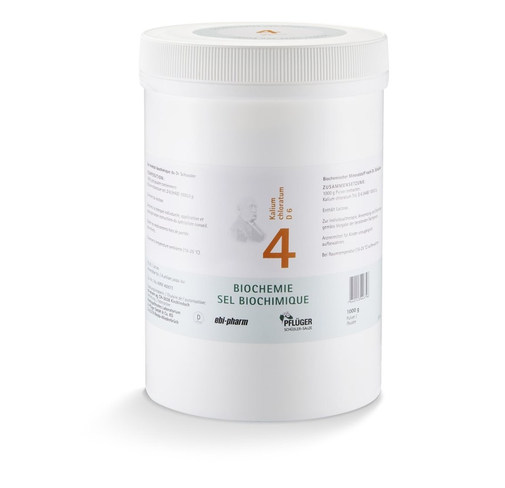 PFLÜGER SCHÜSSLER no4 kal chlor pdr 6 D 1 kg