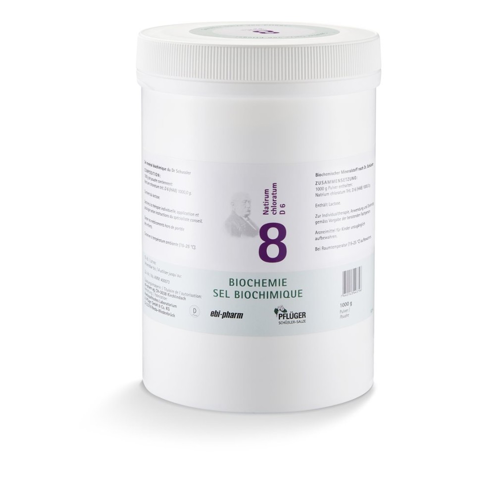 PFLÜGER SCHÜSSLER no8 natr chlor pdr 6 D 1 kg